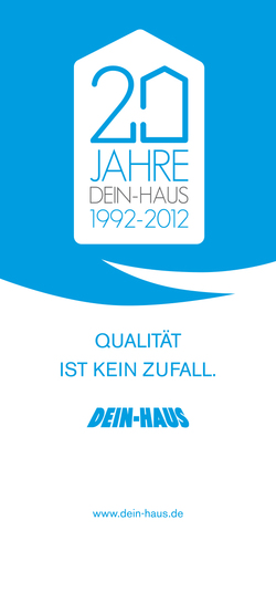 Signet 20 Jahre DEIN HAUS